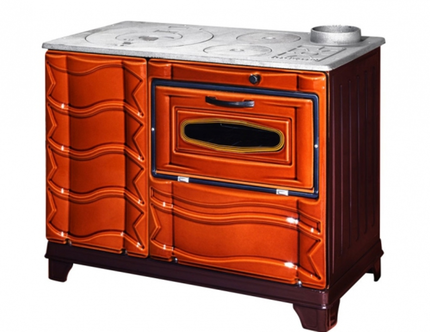 GÖZDE TEK FIRIN MAJOLİK KOVALI KUZİNE SOBA