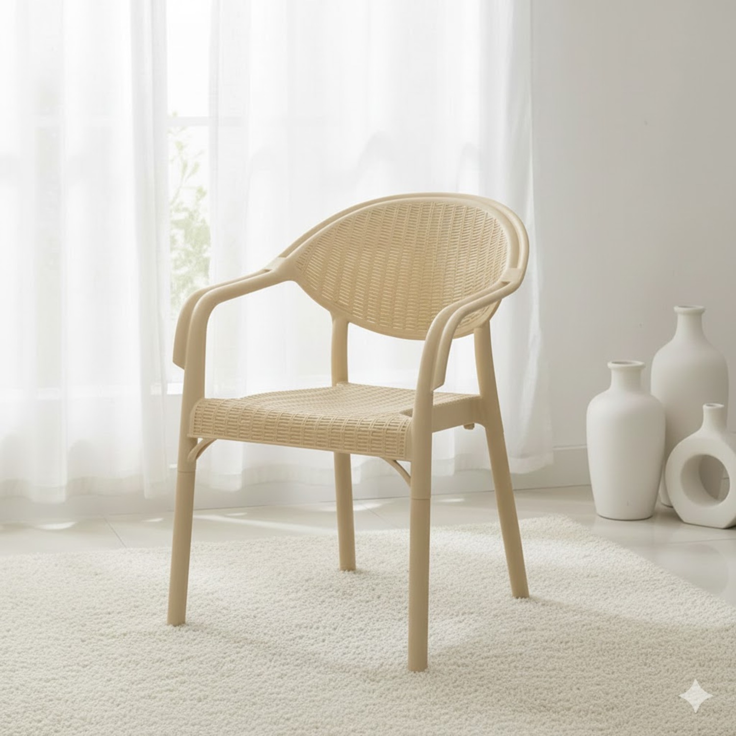 BAMBU RATTAN SANDALYE